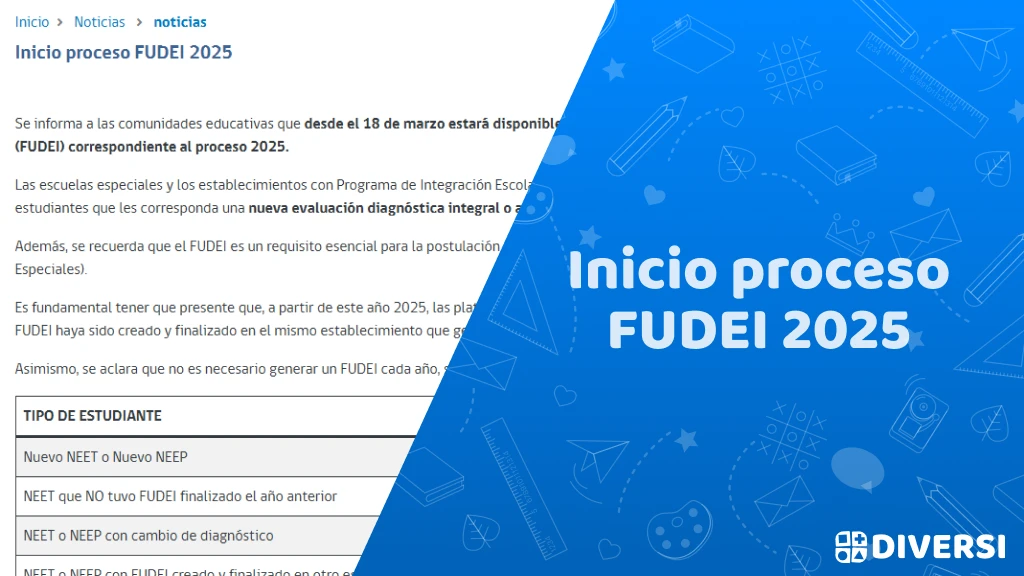 Inicio proceso FUDEI 2025